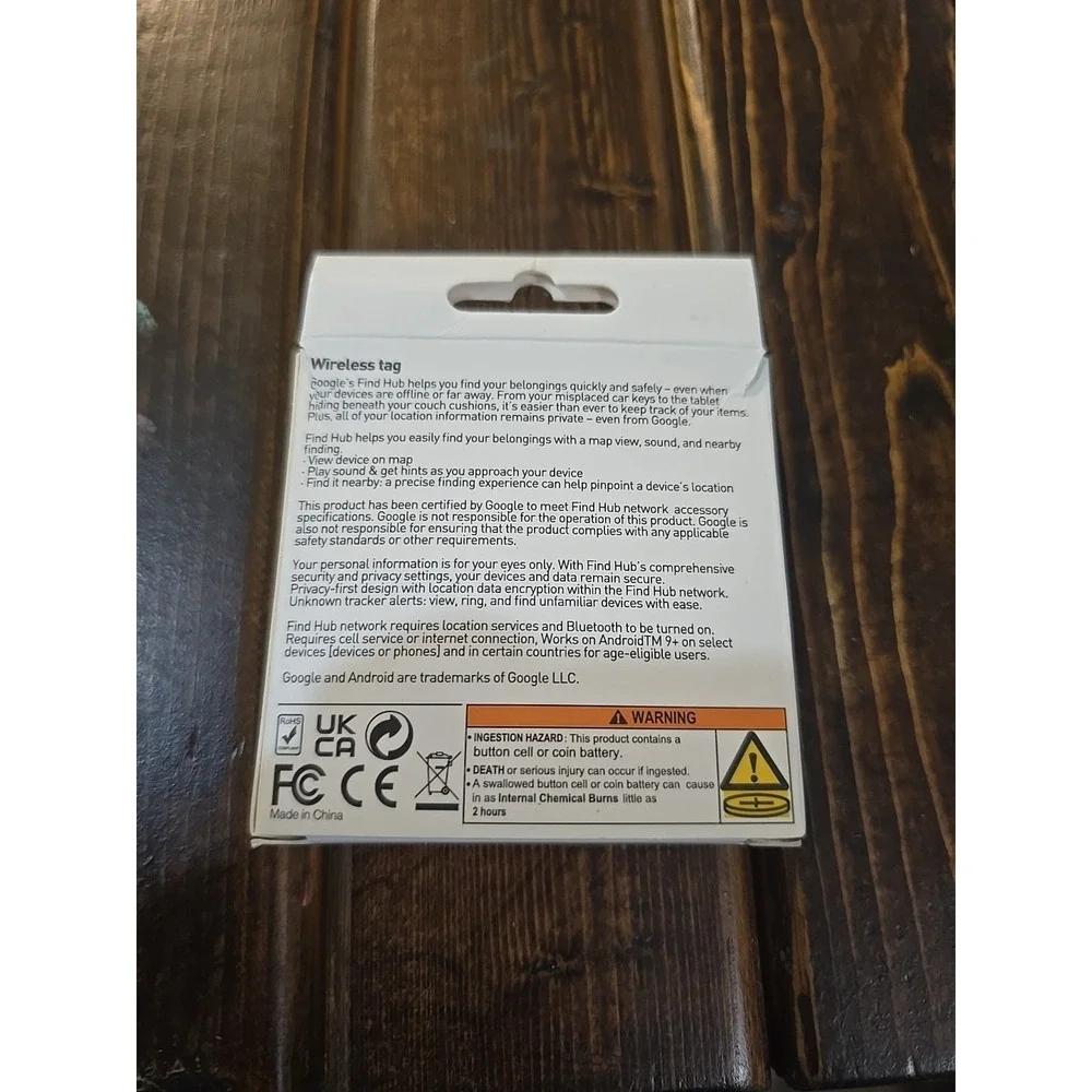Android Air Tags Smart‎ Bluetooth Tracker with Google Find Hub
